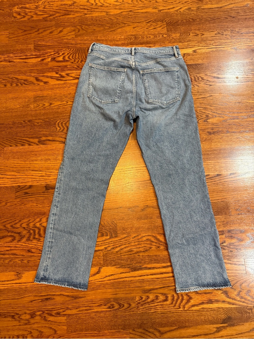Agolde High Rise Stovepipe Light Wash Women’s 30 Denim Pant Jeans